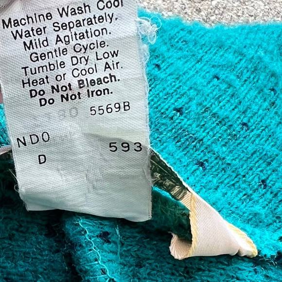 L.L. Bean Fuzzy Bomber Jacket Sz XL - Picture 6 of 6